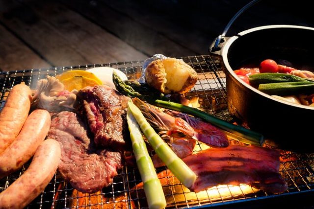 新篠津ツアーの写真BBQ
